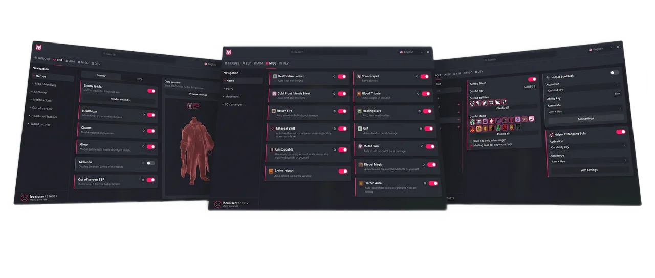 Melonity Deadlock feature and interface preview
